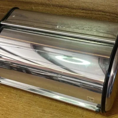 Sale Photo Thumbnail #490: Lot 590: McM countertop bread box