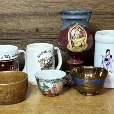 Sale Photo Thumbnail #641: Lot 745: Mug lot