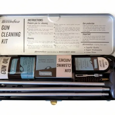 Sale Photo Thumbnail #103: Lot 176: Vintage Wards Western Field Shotgun Cleaning Kit 410ga