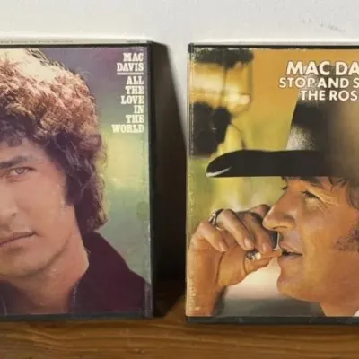 Sale Photo Thumbnail #146: Lot 217: Vntg reel to reel Mac Davis