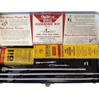 Sale Photo Thumbnail #102: Lot 175: Vintage Outers Gunstick Rifle Kit, marked “30 Cal.”