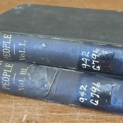 Sale Photo Thumbnail #437: Lot 537: 1882/1885 Salina Kansas English books