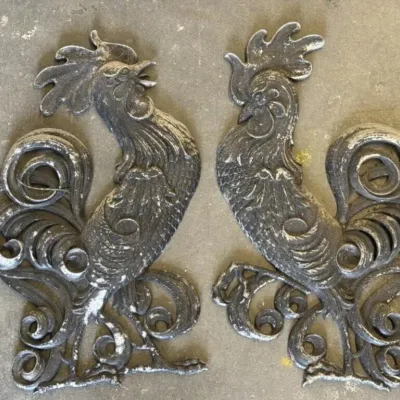 Sale Photo Thumbnail #330: Lot 431: McM aluminum roosters 8x10