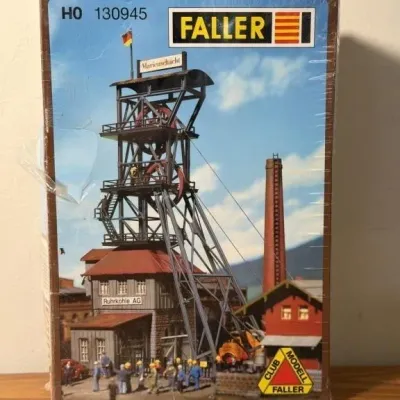 Sale Photo Thumbnail #245: Lot 316: German FALLER HO scale 130945 toy train mine building
