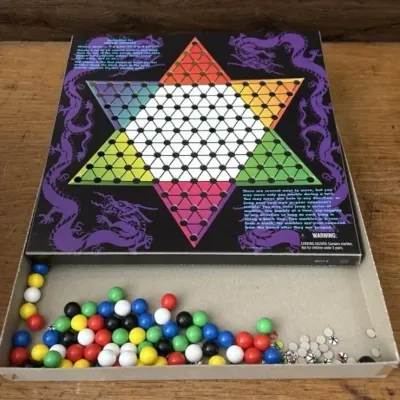 Sale Photo Thumbnail #558: Lot 658: Vintage Chinese checkers game