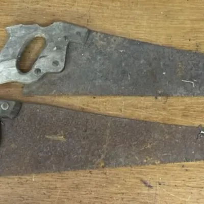 Sale Photo Thumbnail #132: Lot 203: Antique hand saws