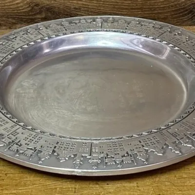 Sale Photo Thumbnail #629: Lot 733: Wilton Armetale European Pewter Plate