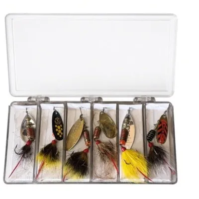 Sale Photo Thumbnail #128: Lot 199b: Classic mid-century fishing tackle assortment,