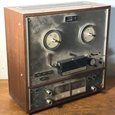 Sale Photo Thumbnail #151: Lot 222: Vintage TEAC A-4010S reel-to-reel tape deck