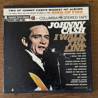 Sale Photo Thumbnail #197: Lot 268: Johnny Cash I walked the line reel to reel tape
