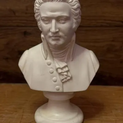 Sale Photo Thumbnail #505: Lot 605: Mozart Bust