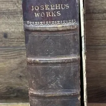 Sale Photo Thumbnail #538: Lot 638: Antique The Complete Works by Josephus Works