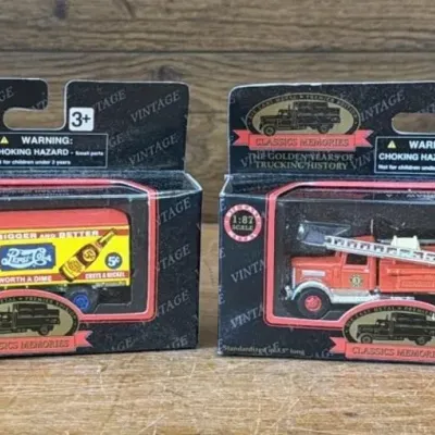 Sale Photo Thumbnail #453: Lot 553: Diecast toys Pepsi-Cola delivery/firetruck