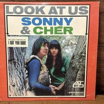 Sale Photo Thumbnail #584: Lot 688: Look at us sunny and cher record does not have dust cover