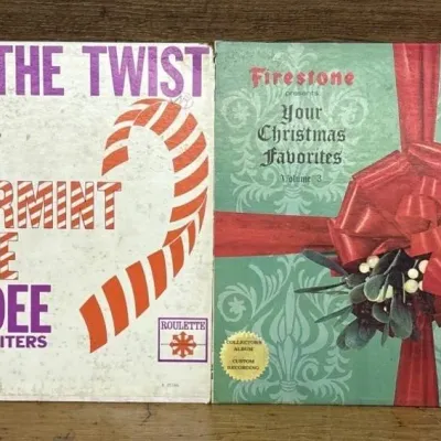 Sale Photo Thumbnail #587: Lot 691: Your Christmas favorites volume three doing the twist neither record has dust sleeve