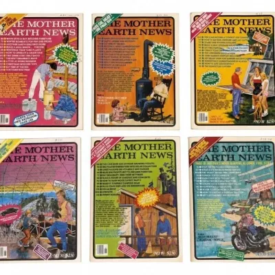Sale Photo Thumbnail #673: Lot 801: 6 vintage The Mother Earth News magazines from the mid-to-late 1970s (including issues No. 48–53 range) - lite wear for its age