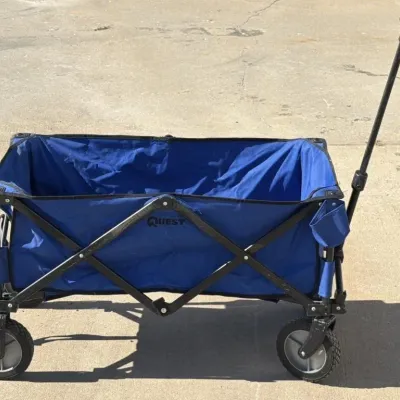 Sale Photo Thumbnail #80: Lot 153: Collapsible wagon - 35 x 17 x 23