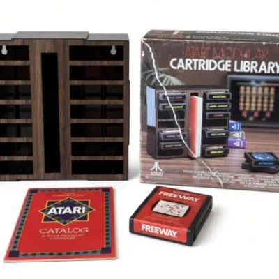 Sale Photo Thumbnail #4: Lot 5: Vintage Atari modular cartridge library & Activision freeway game