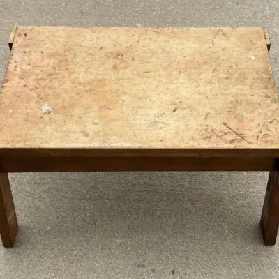Sale Photo Thumbnail #141: Lot 212: Stepping stool 10x19x13