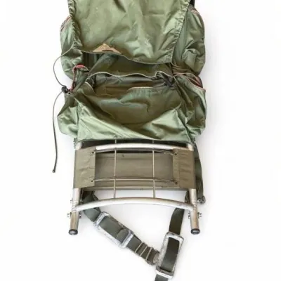 Sale Photo Thumbnail #84: Lot 157: Vintage Kelty external-frame hiking backpack