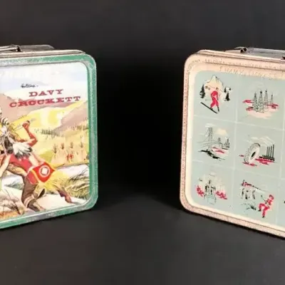 Davy Crockett & Americana Vintage Lunchboxes