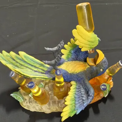 Novelty Beer Drinking Parrot Light, Light Untested