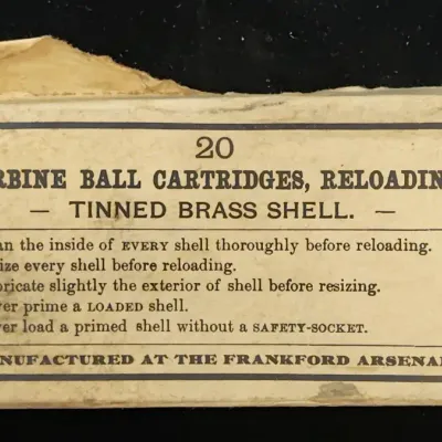 20 Antique Carbine Ball Cartridges Dated 1891 - Lot 9