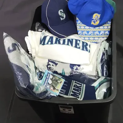 Seattle Mariners Clothes, Hats, Blankets, Accessories, Varying Sizes, Large Mystery Lot - 1