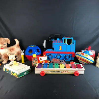 Vintage Toys Including Fisher Price 