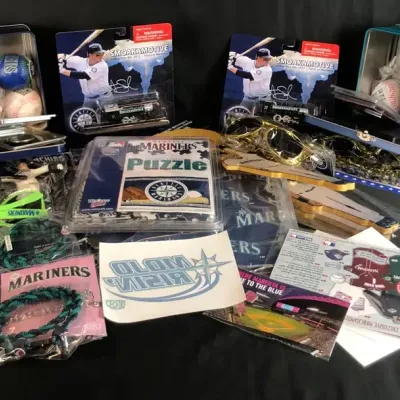 Seattle Mariners Toys, Accessories, & Collectibles, Many New in Original Boxes