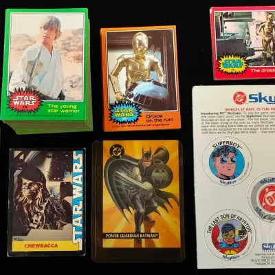 Star Wars, DC Comics and Mork & Mindy Trading Cards