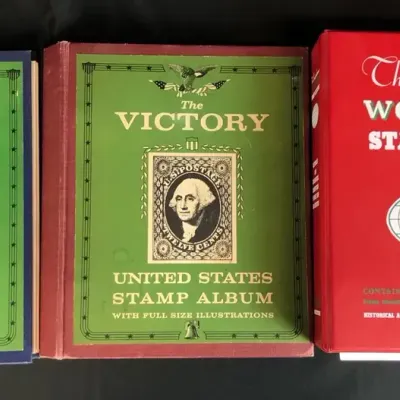 Partial Stamp Collections, US & Foreign, 3 Books Total