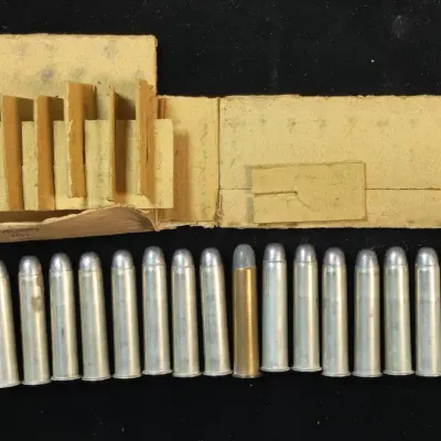 20 Antique Carbine Ball Cartridges Dated 1891, Open Box - Lot 10