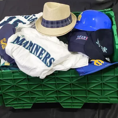Seattle Mariners Clothes, Hats, Blankets, Accessories, Varying Sizes, Large Mystery Lot - 2