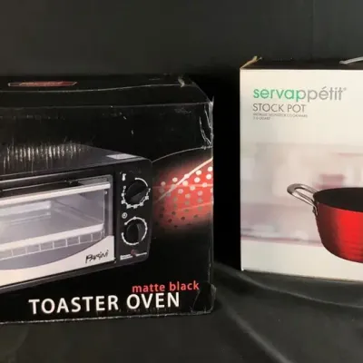 Servappétit Stock Pot & Parini Toaster Oven, New with original boxes