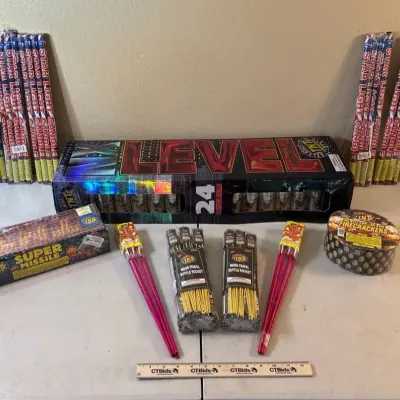 Fireworks - MX Level 24 Canister shells, Firecrackers, Roman Candles+++