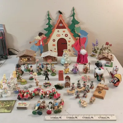 Huge Collection Vintage Wood Made In Germany Collectibles