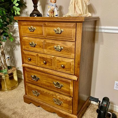 Sale Photo Thumbnail #115: Traditional country style chest
