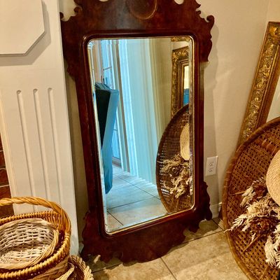 Sale Photo Thumbnail #44: Henredon mahogany mirror