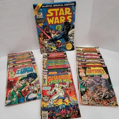 Collection of Classic Marvel Comic Books