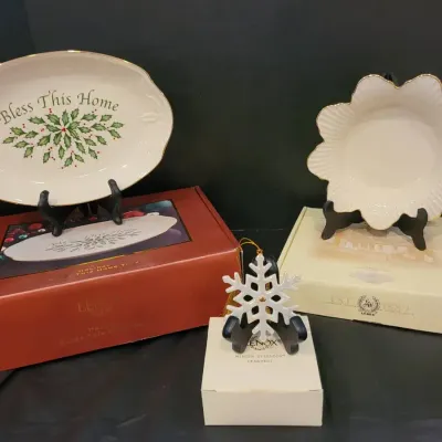 Lenox Porcelain Items In Original Boxes