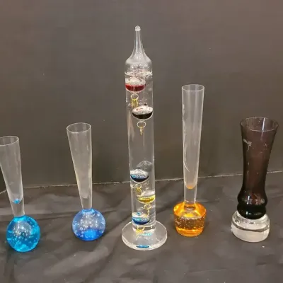 Scandinavian Art Glass Vases and Decorative Glass Items