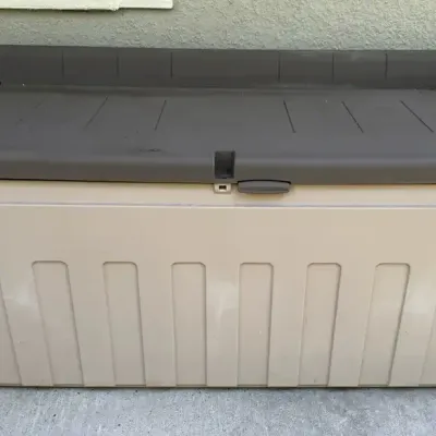 Large Resin Outdoor Deck Box
