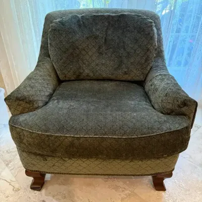 Upholstered Armchair By Taylor King #2
