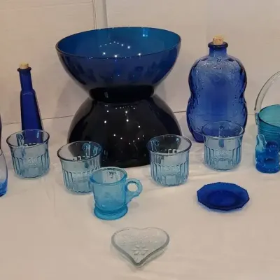 Blue Glass Pretties