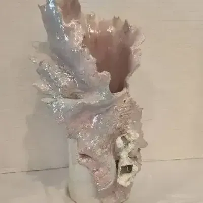 Ceramic Studio Pottery Vase By Miriam Koskey