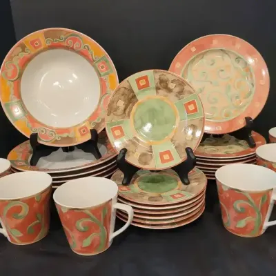 "Catalina" Pattern Dinnerware Set by PTS International / Interiors