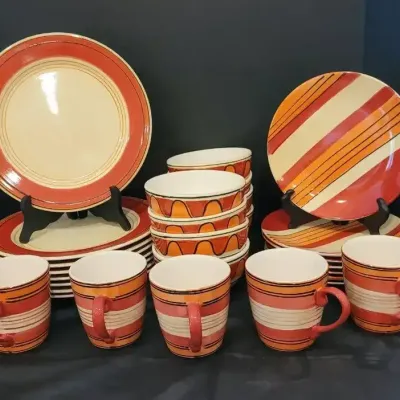 Pfaltzgraff Hot Salsa Pattern Hand-Painted Stoneware