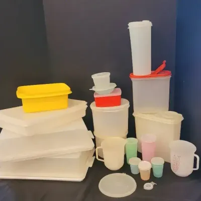 Vintage Tupperware and Modular Storage Containers