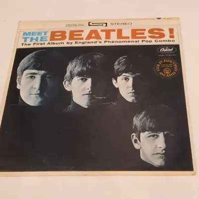 Vintage Vinyl LP Cover "Meet the Beatles"